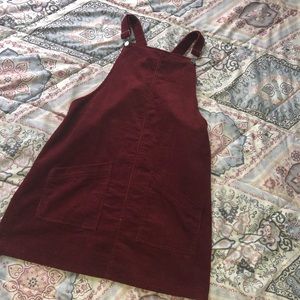 Corduroy Overall Dress